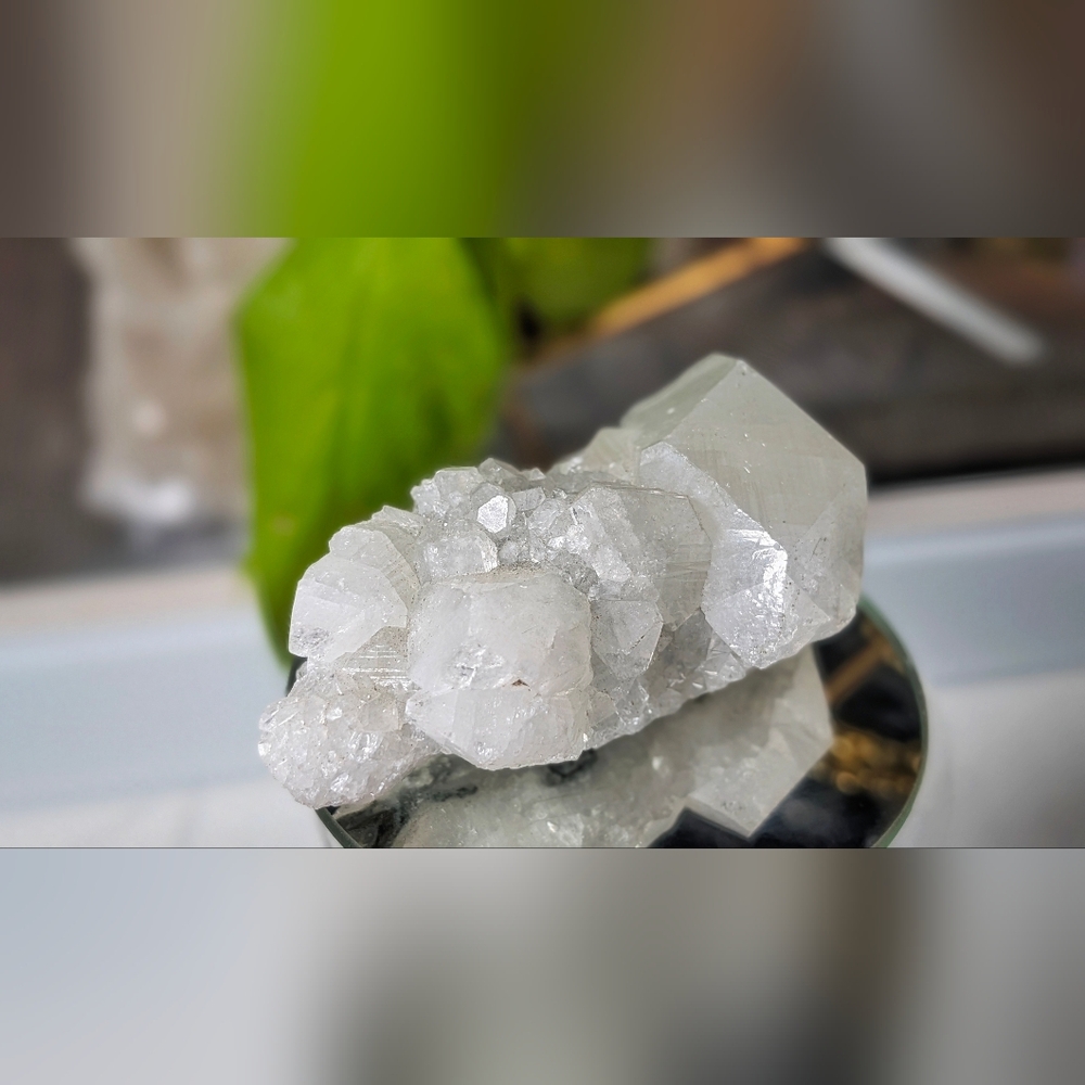 Apophyllite Quartz Crystal Cluster